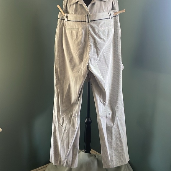 Striped sears sucker suit Women's Jacket large Pants - Picture 6 of 6